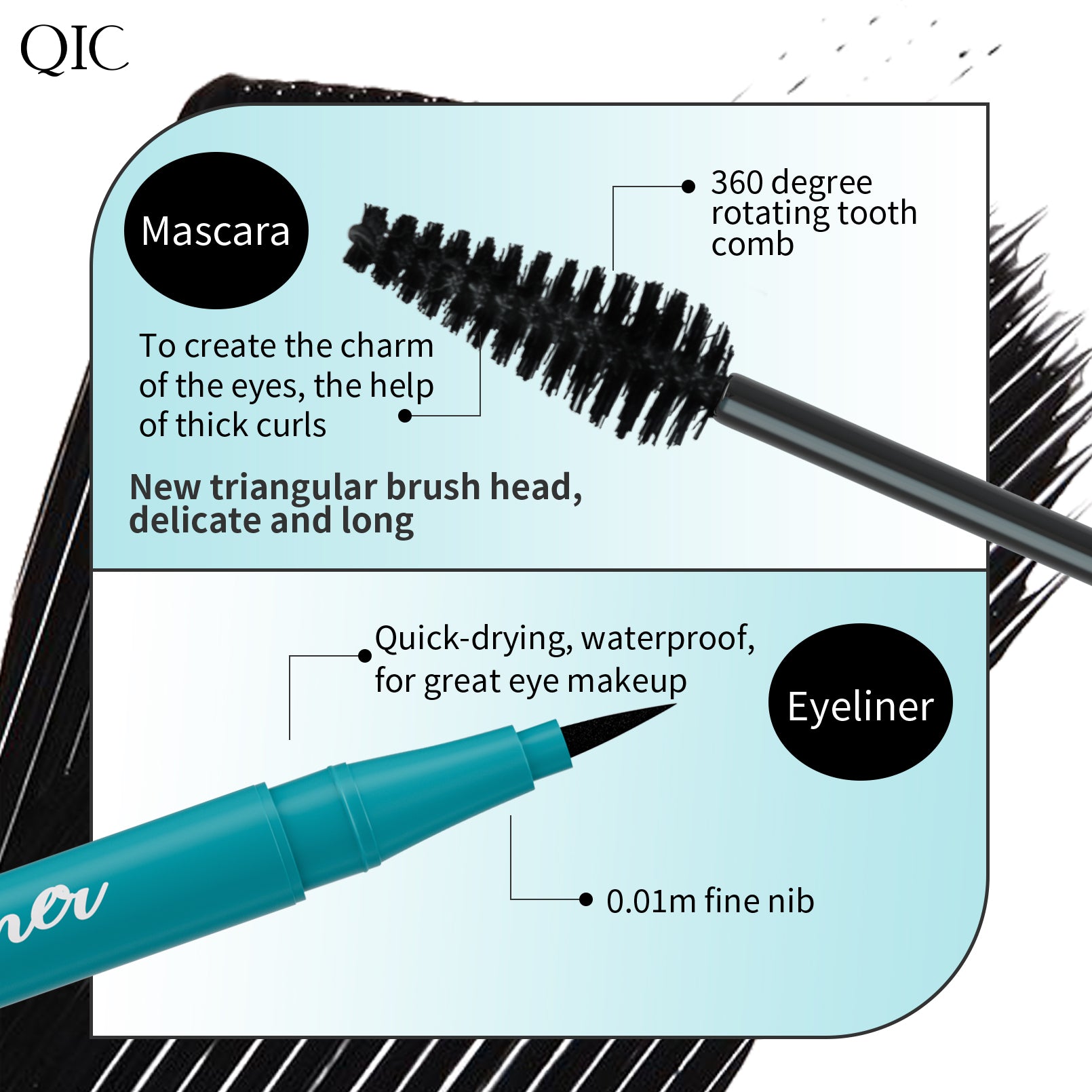 Jet Black Lash & Liner Duo ✨ 24H Waterproof & Sweatproof! 💦 Smudge-Proof Volume + Quick-Dry Winged Liner 🌟 Clump-Free #LashHack #NoPandaEyes #WaterproofMakeup Jet Black Lash & Liner Duo ✨ 24H Waterproof & Sweatproof! 💦 Smudge-Proof Volume + Quick-Dry Winged Liner 🌟 Clump-Free #LashHack #NoPandaEyes #WaterproofMakeup